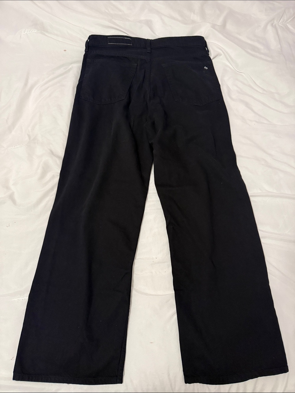 rag & bone Lori Mid Rise Wide Leg Pants - Picture 4 of 5